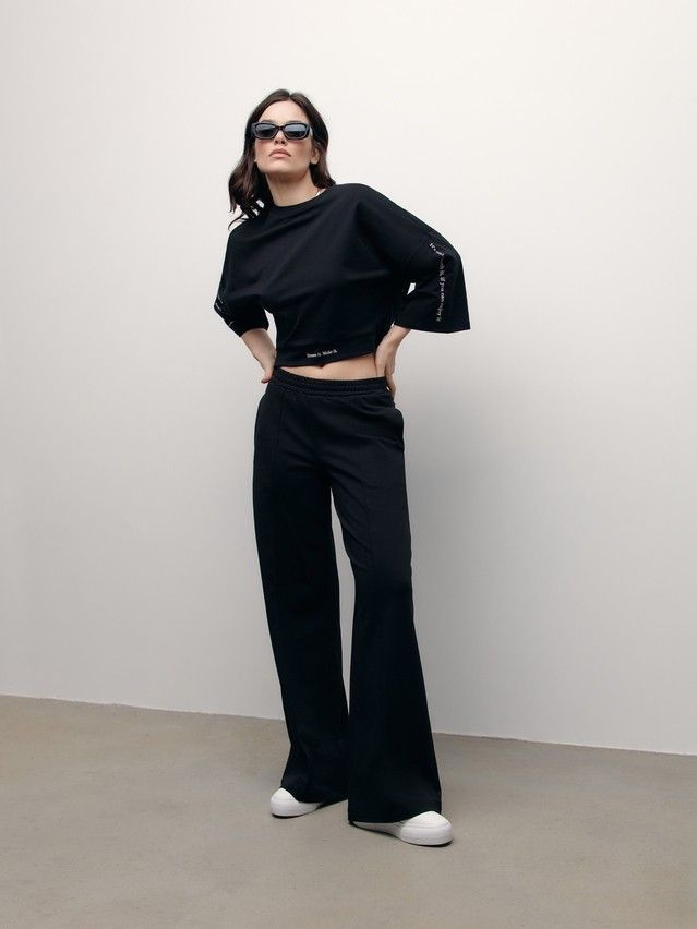 Women's trousers CONTE ELEGANT LBK 1794, s.164-102, black - 1