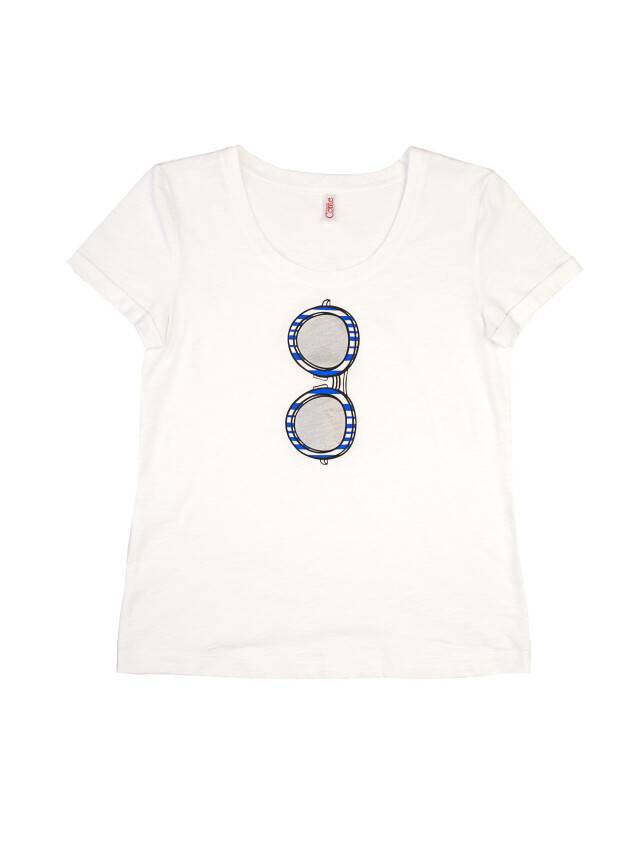Women's polo neck shirt CONTE ELEGANT LD 734, s.170-100, white - 3