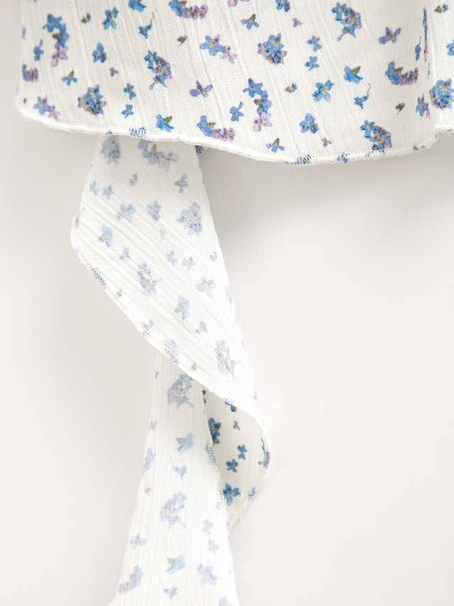 Women's blouse CONTE LBL 3473, s.170-88-94, white-flowers - 8
