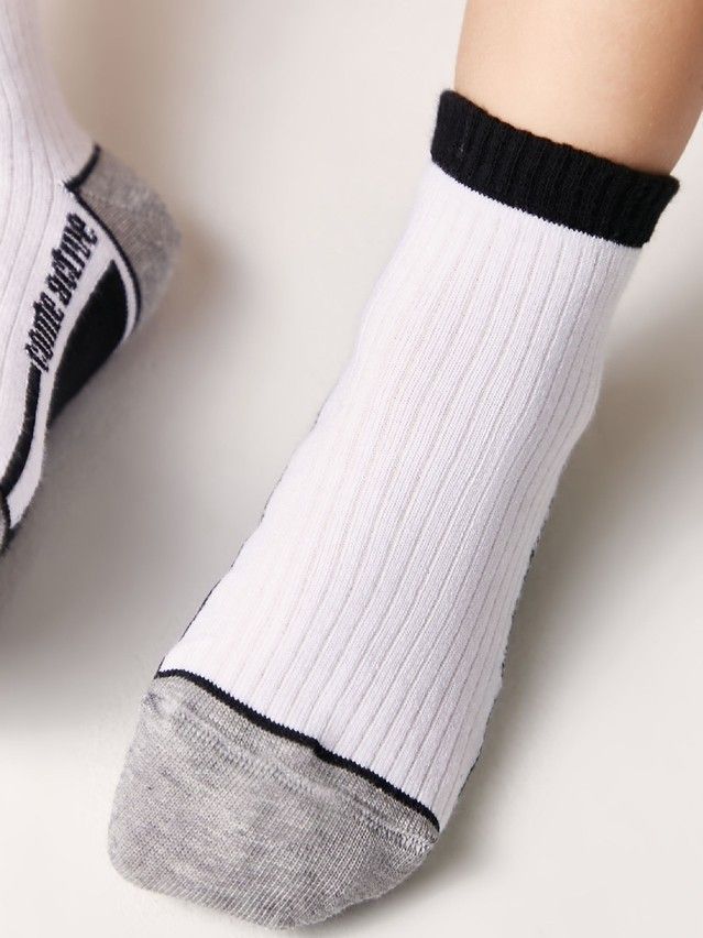 Children's socks ACTIVE (short) 13S-34SP, s. 24-26, 507 white - 3