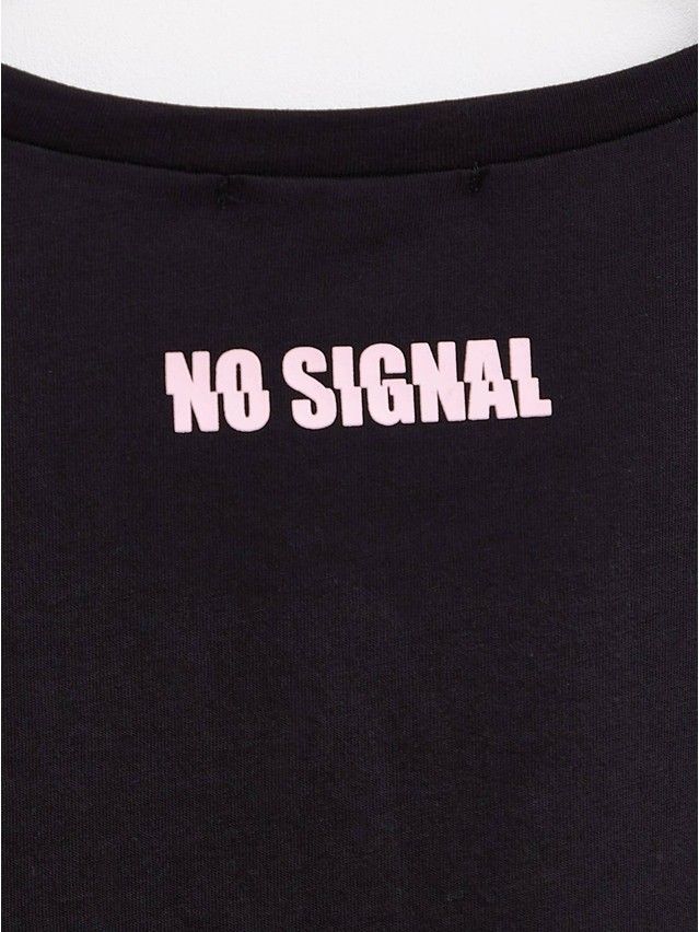 Women's polo neck shirt CONTE ELEGANT LD 1648, s.170-100, black-pink - 5