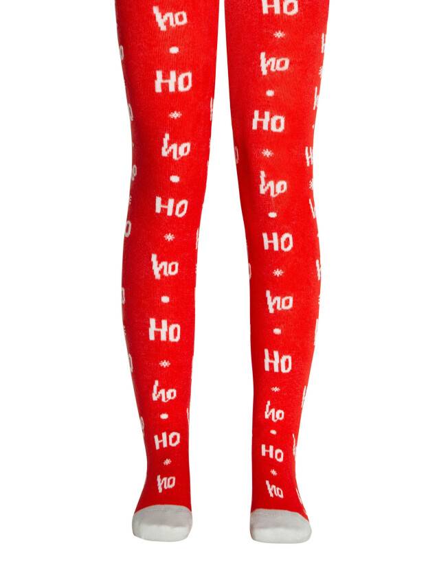 Children's tights CONTE-KIDS NEW YEAR, s.104-110 (16),556 red - 1