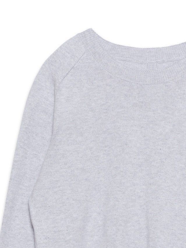 Women's polo neck shirt CONTE ELEGANT LDK098, s.170-84, white smoke - 6