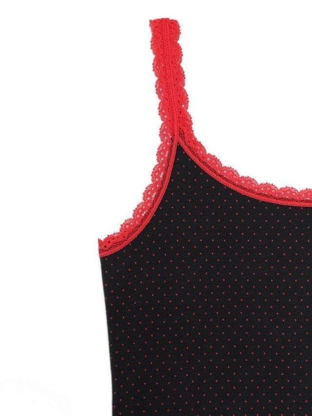 Women's underwear top CONTE ELEGANT LAZY DAYS LT 1002, s. 170-84, black-red - 4