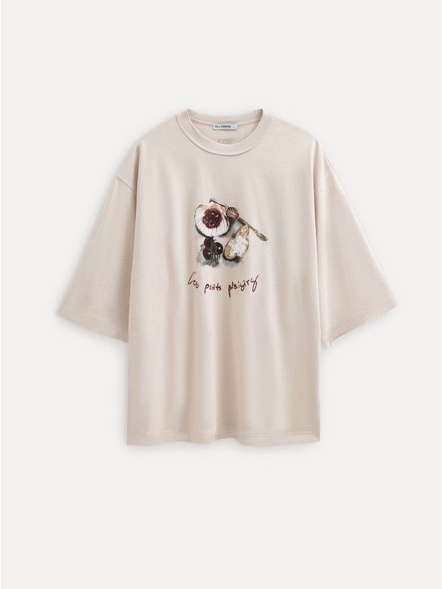 Women's polo neck shirt CONTE LD 3449, s.170-88, beige-dinner - 6