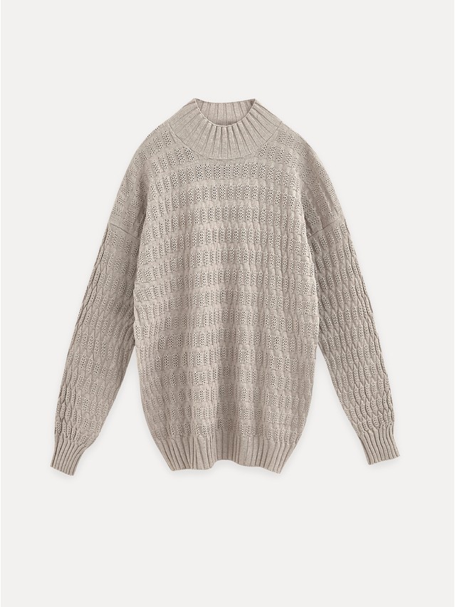 Women's pullover CONTE ELEGANT LDK24105, s.170-84, cappuccino melange - 5