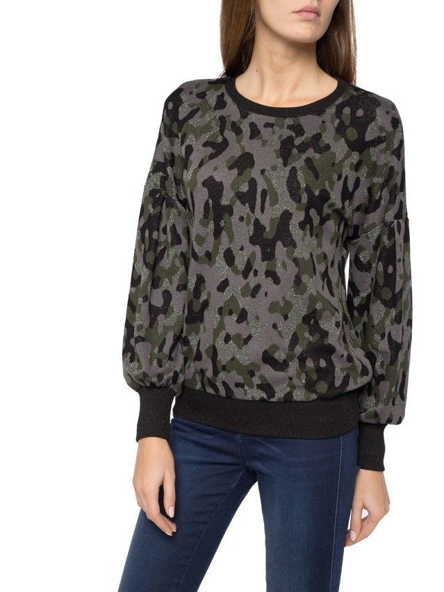 Women's polo neck shirt CONTE ELEGANT LD 839, s.170-100, khaki - 1