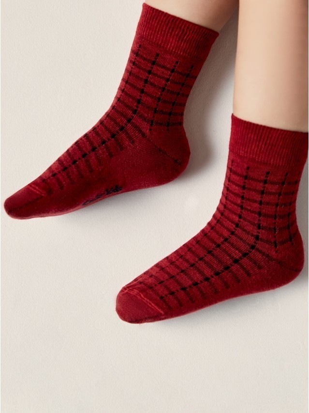 Children's socks CONTE-KIDS CLASS, s.16, 927 wine-coloured - 1