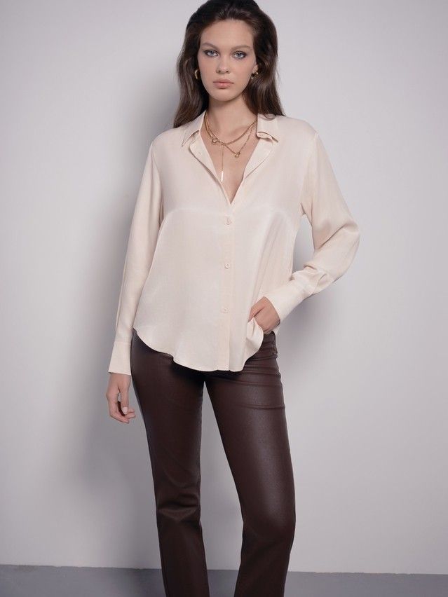 Women's shirt CONTE ELEGANT LBL 2824, s.170-84-90, milk - 2