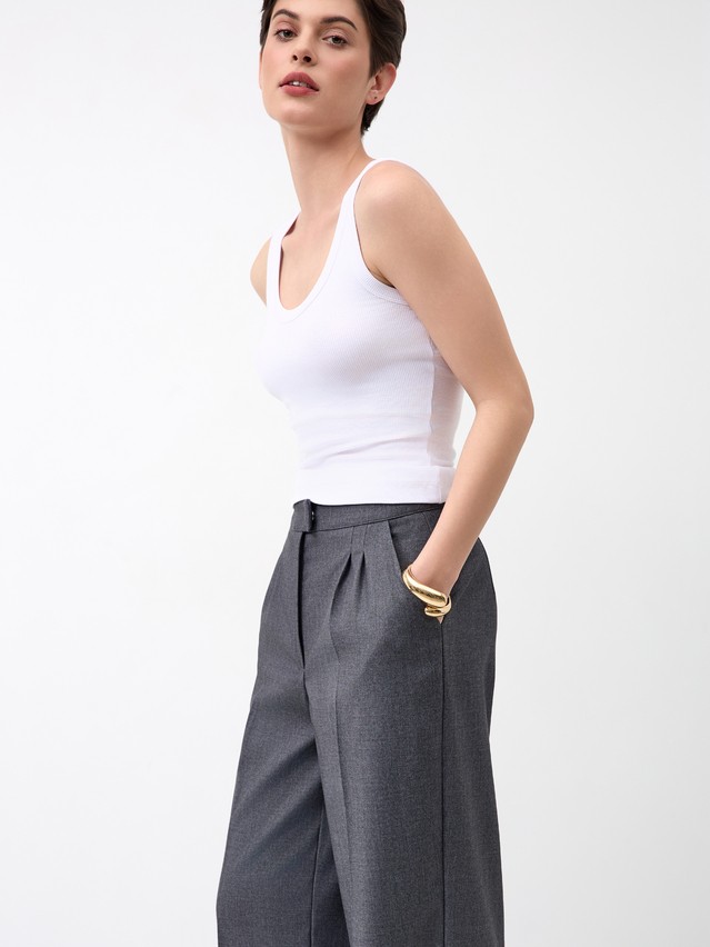 Women's trousers CONTE LBK 3257, s.164-84-90, graphite - 4