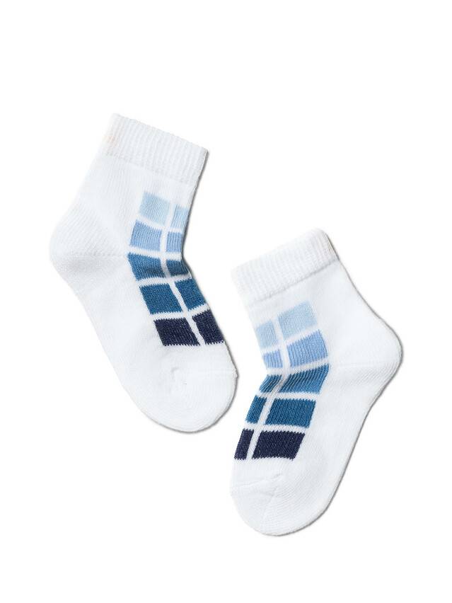 Children's socks CONTE-KIDS TIP-TOP, s.15-17, 217 white-denim - 1