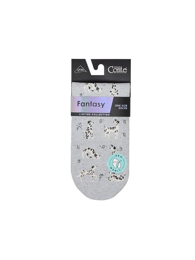 Women's socks CONTE ELEGANT FANTASY, s.23-25, 730 grey - 4
