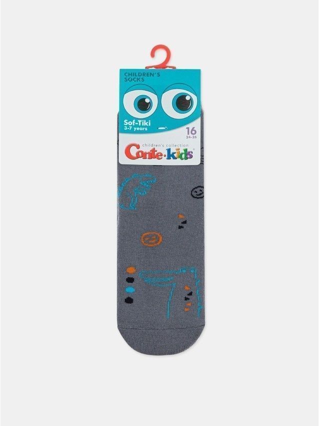 Children's socks CONTE-KIDS SOF-TIKI, s.16, 765 grey - 7
