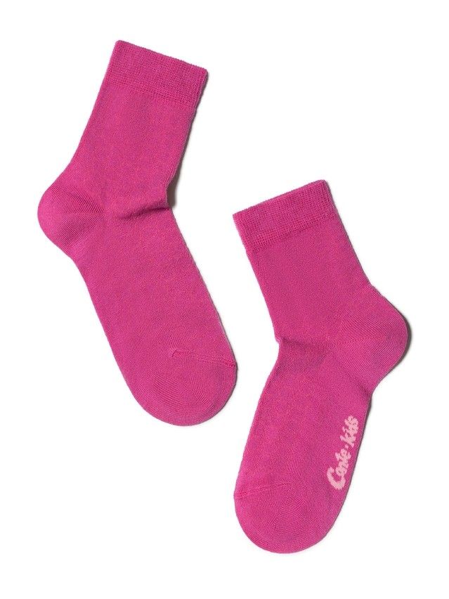 Children's socks CONTE-KIDS CLASS, s.21-23, 147 raspberry pink - 1