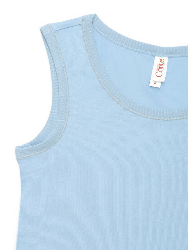 Women's polo neck shirt CONTE ELEGANT LD 712, s.170-100, blue - 3