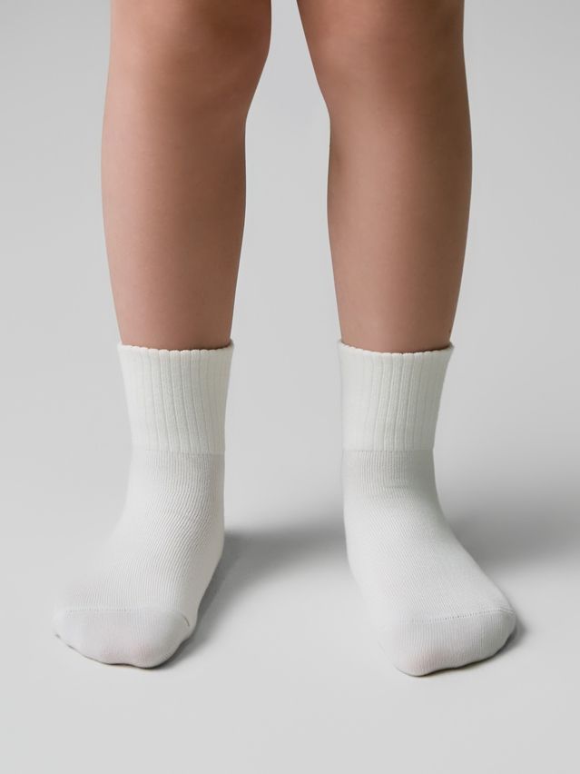 Children's socks CONTE-KIDS TIP-TOP, s.12, 1036 milky - 1