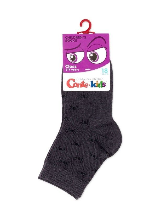 Children's socks CONTE-KIDS CLASS, s.24-26, 613 dark grey - 6