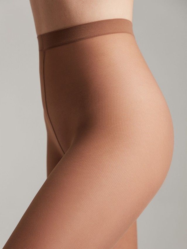 Women's tights CONTE ELEGANT TULLE, s.2, bronz - 1