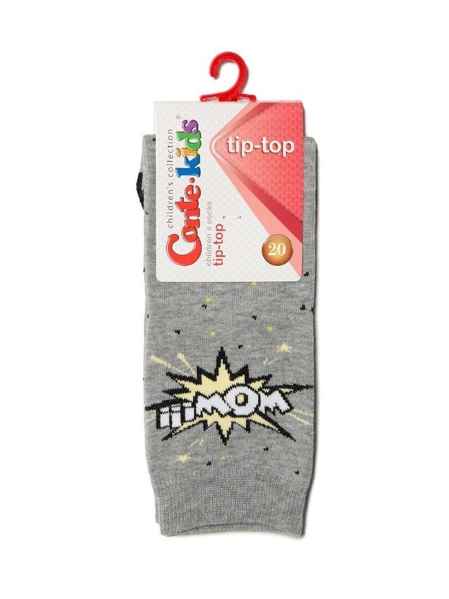 Children's socks CONTE-KIDS TIP-TOP, s.30-32, 395 grey - 2