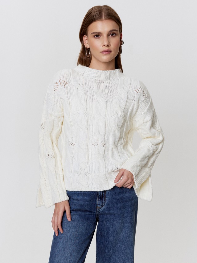 Women's pullover CONTE ELEGANT LDK24134, s.170-84, ecru - 1
