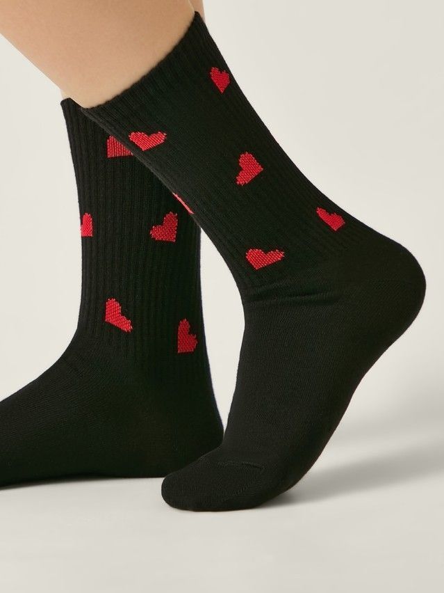 Women's socks CONTE ELEGANT ACTIVE, s.23-25, 708 black - 1