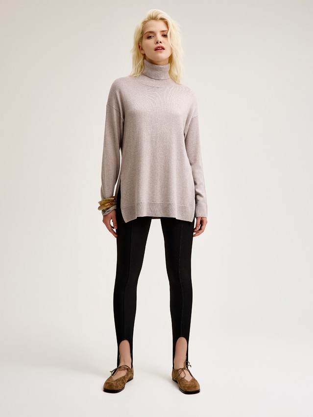 Women's pullover CONTE ELEGANT LDK24109, s.170-84, cappuccino melange - 1