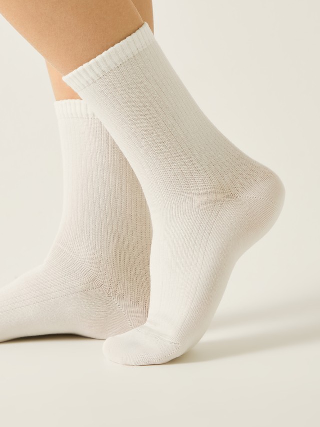 Women's socks CONTE ELEGANT CLASSIC, s.23-25, 751 milky - 2
