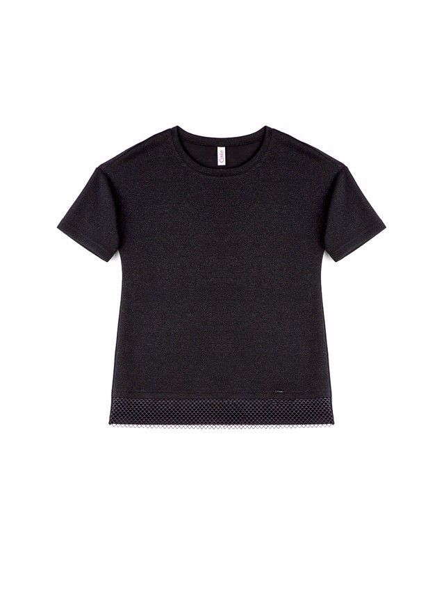 Women's polo neck shirt CONTE ELEGANT LD 828, s.170-100, nero - 4