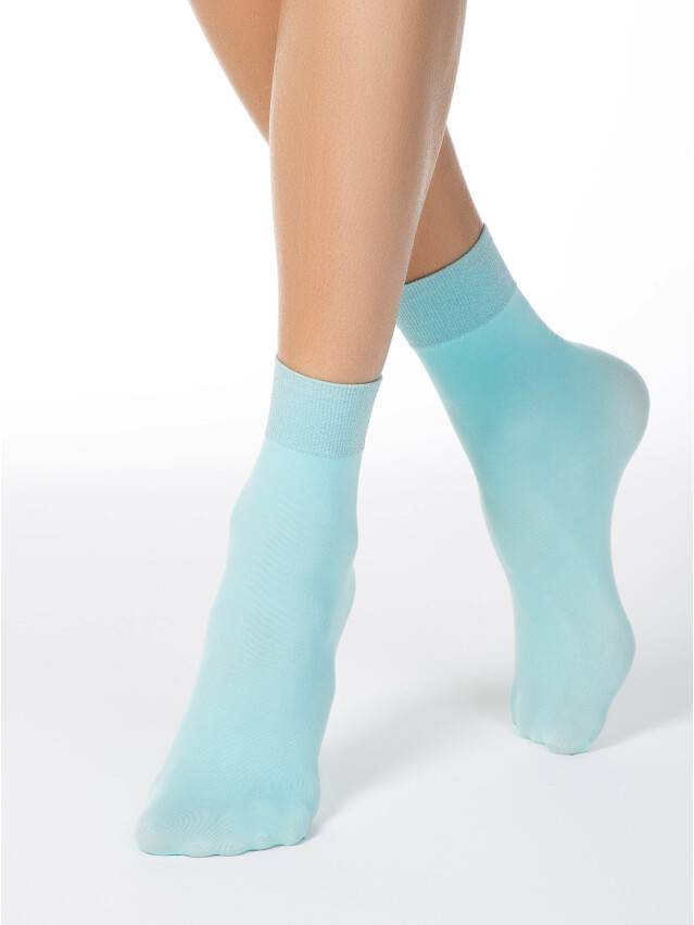 Women's socks CONTE ELEGANT FANTASY, s.23-25, turquoise - 1