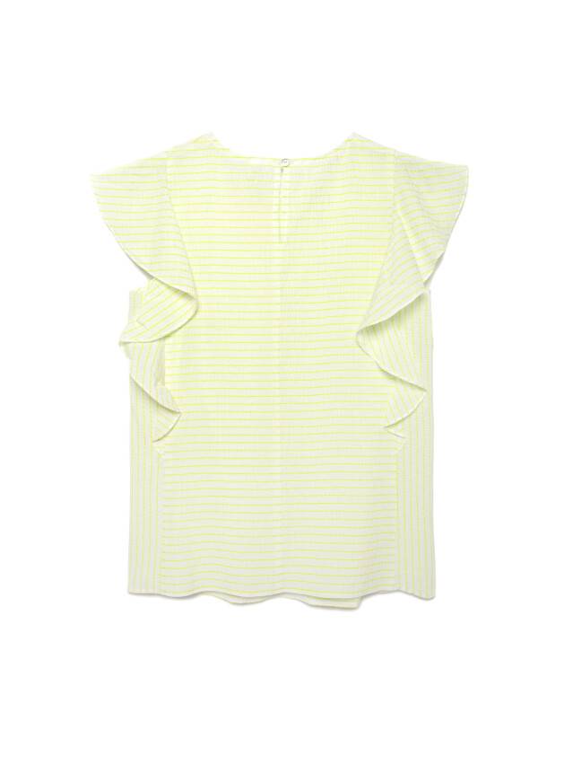 Women's blouse LBL 1093, s.170-84-90, white-neo lime - 5