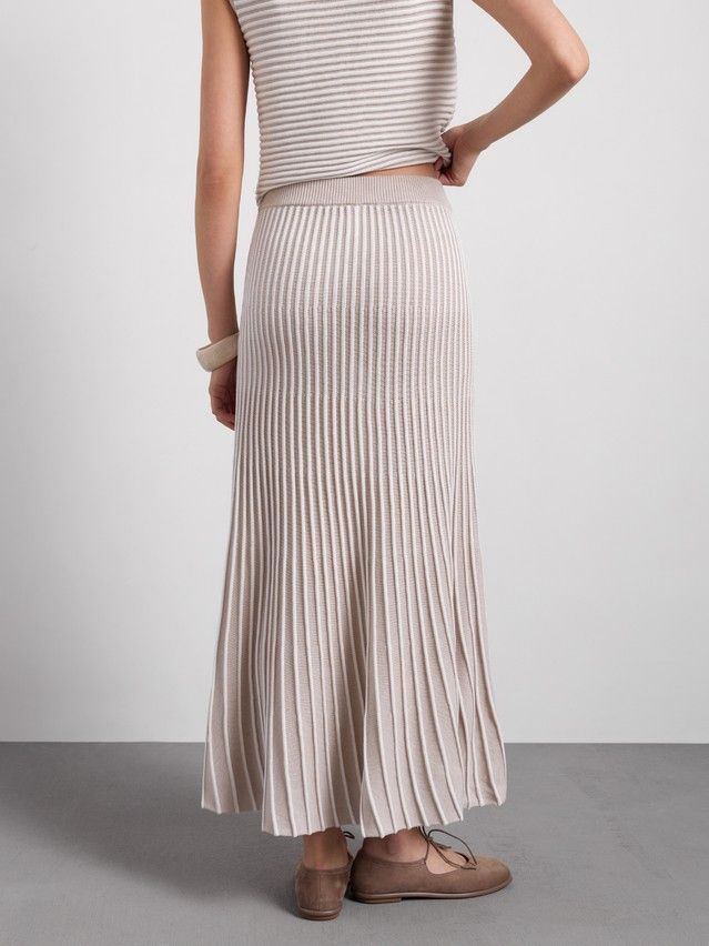 Women's skirt CONTE ELEGANT LDK2564, s.170-90, beige - 4