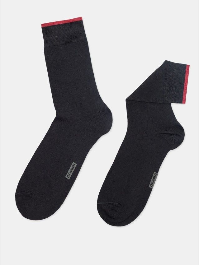 Men's socks DiWaRi CLASSIC (3 pairs),s. 40-41, 000 black - 4
