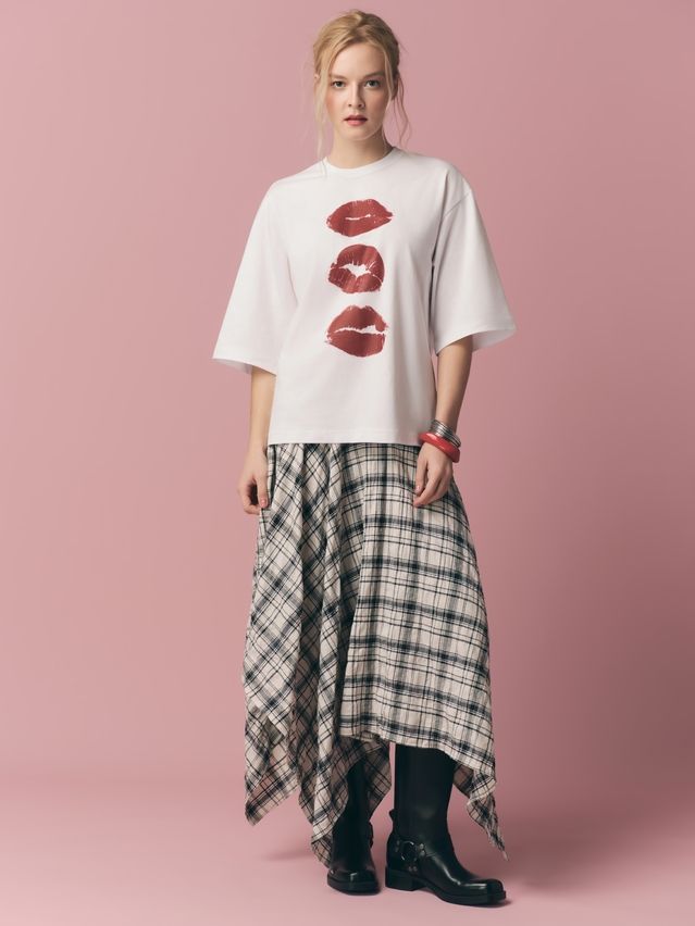 Women's polo neck shirt CONTE LD 3449, s.170-88, white-lips - 5