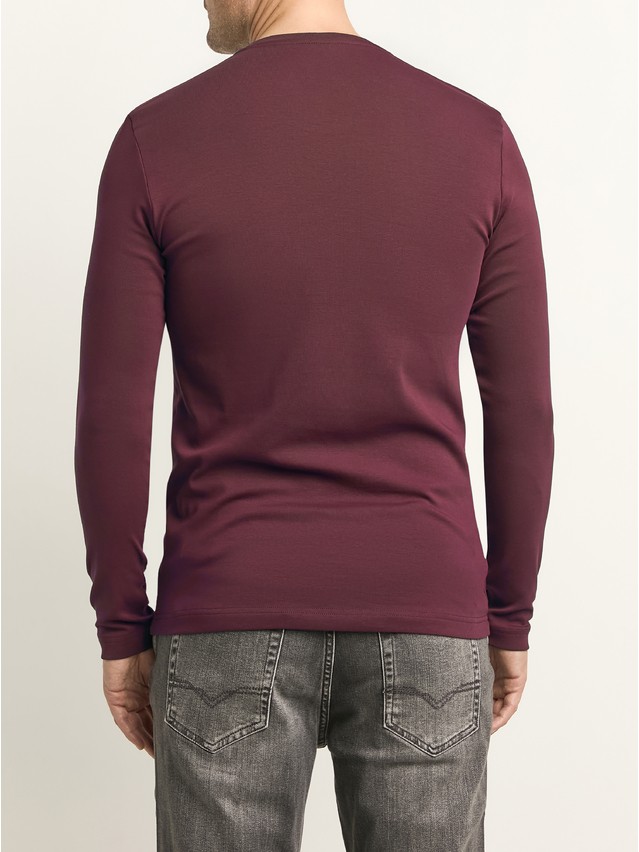 Men's polo neck shirt DIWARI BASIC MEN MD 4032, s.176,182-92, dark bordo - 2