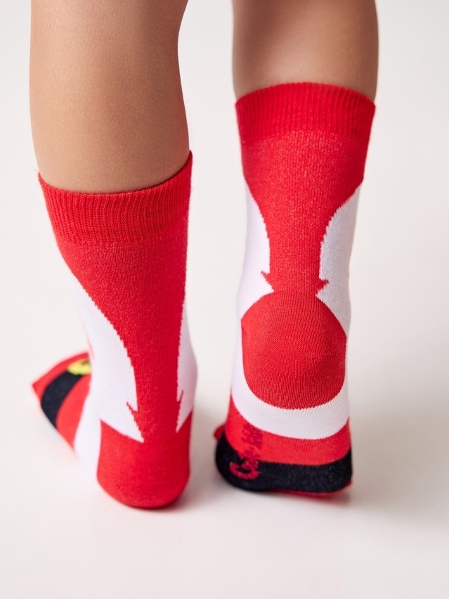 Children's socks CONTE-KIDS NEW YEAR, s.16-18, 162 red - 2