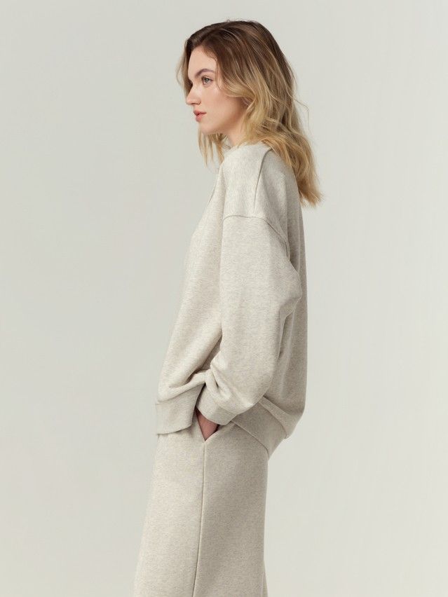 Women's polo neck shirt CONTE LD 3376, s.170-88, melange - 3