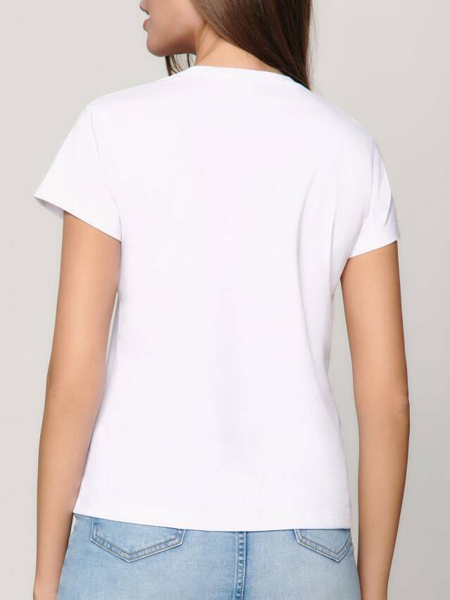 Women's polo neck shirt CONTE ELEGANT LD 1200, s.170-100, white - 2