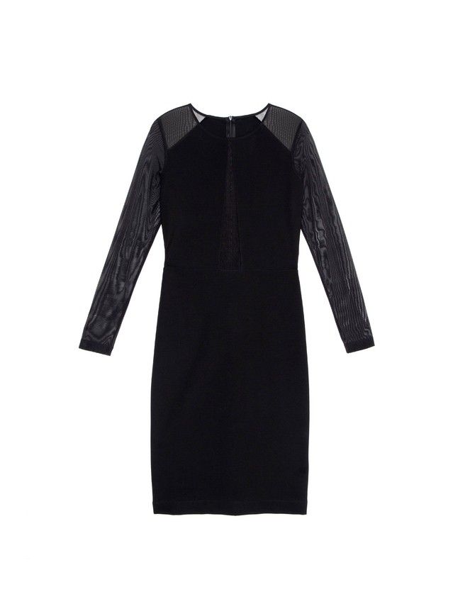 Dress LPL 1062, s.164-84-90, royal black - 4