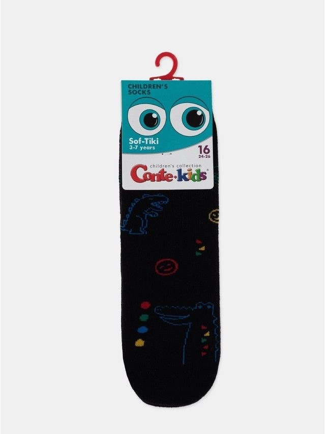 Children's socks CONTE-KIDS SOF-TIKI, s.16, 765 black - 5