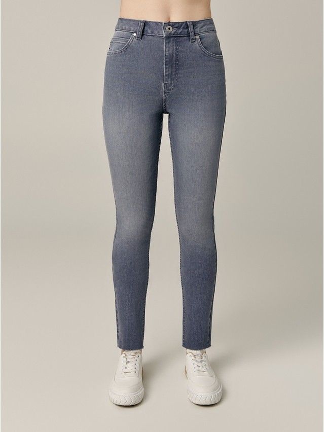 Denim trousers CONTE ELEGANT CON-669, s.170-102, grey - 5