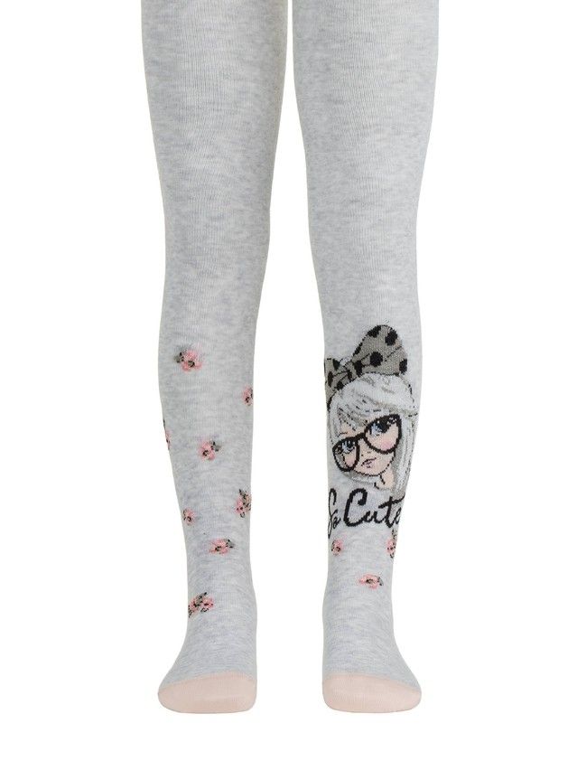 Children's tights TIP-TOP 19С-36SP, s.128-134 (20),498 light gray - 1