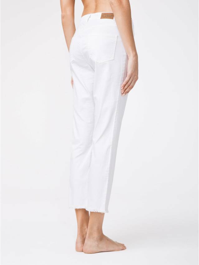 Denim trousers CONTE ELEGANT CON-118, s.170-102, white - 3