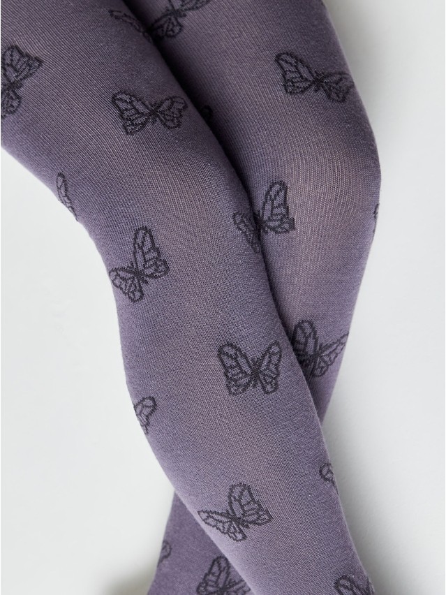 Children's tights CONTE-KIDS TIP-TOP, s.116-122 (18),678 grey-violet - 3
