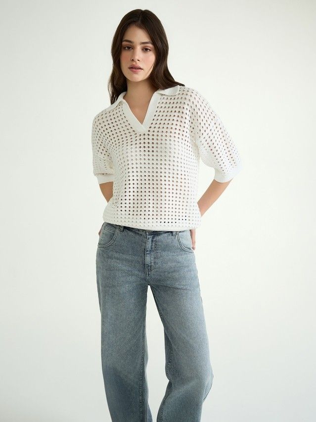 Women's pullover CONTE ELEGANT LDK2439, s.170-84, ecru - 5
