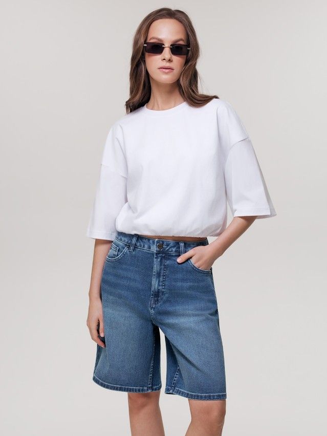 Women's polo neck shirt CONTE LD 3448, s.170-84, white - 4