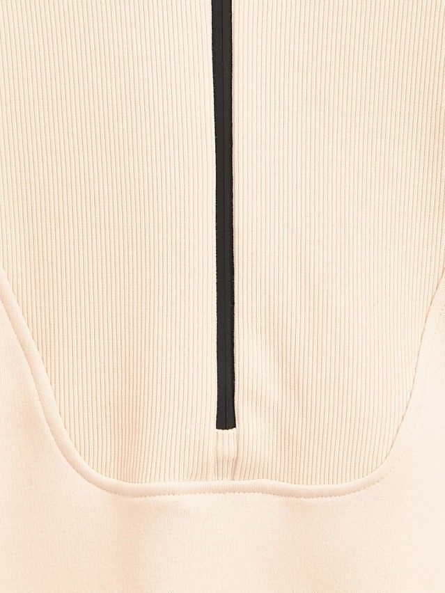 Women's polo neck shirt CONTE ELEGANT LD 2835, s.170-100, milk - 3