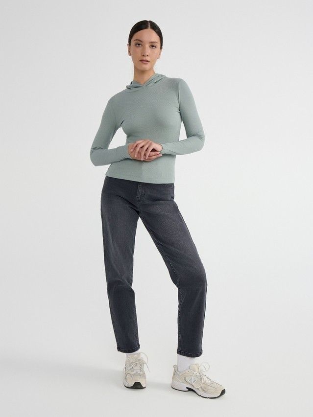 Women's polo neck shirt CONTE ELEGANT LD 2959, s.170-92, alpine frost - 5