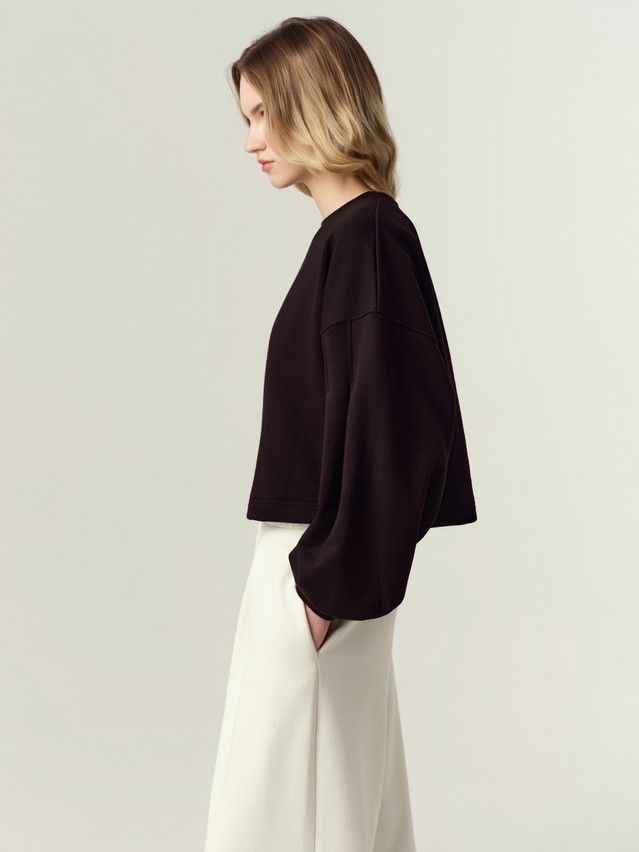 Women's polo neck shirt CONTE LD 3373, s.170-88, black - 3