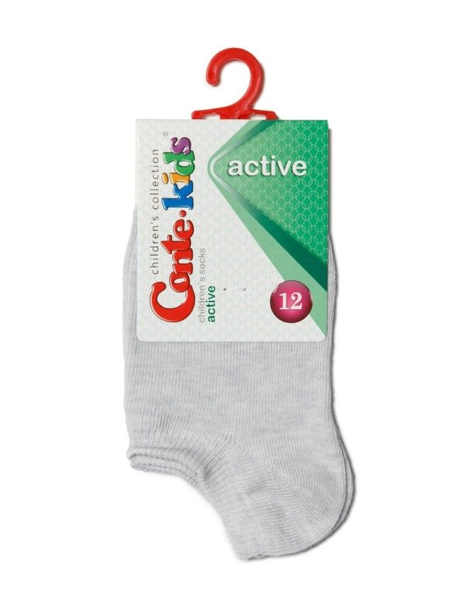 Children's socks CONTE-KIDS ACTIVE, s.21-23, 000 light grey - 4