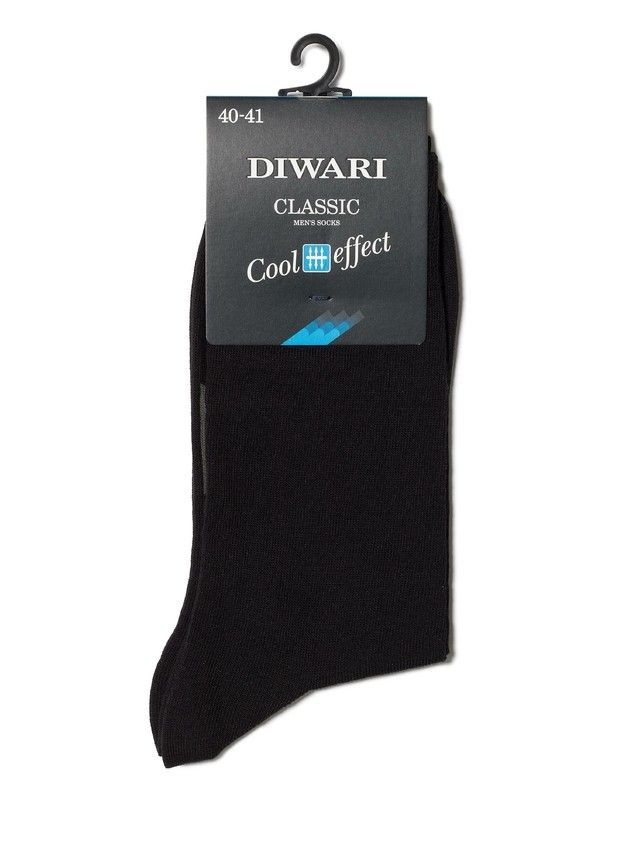 Men's socks DiWaRi CLASSIC COOL EFFECT, s.23, 000 black - 2
